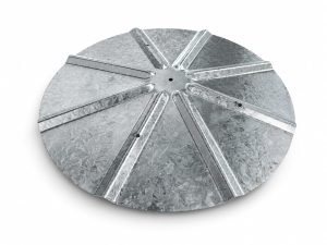 Elektropārvades līniju elementi Balstu cepure d240 mm metala