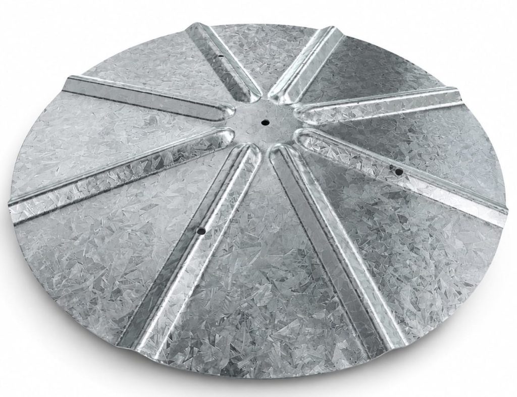 Balstu cepure d310 mm metāla
