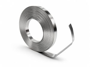 Elektropārvades līniju elementi tērauda stīpa ss 304 19x0.76mm (cot 37) 25m